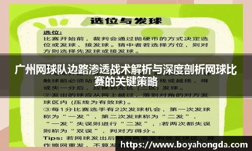 广州网球队边路渗透战术解析与深度剖析网球比赛的关键策略